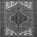 Serging Thickness of Persian Gray Traditional Rug, tr3676gry