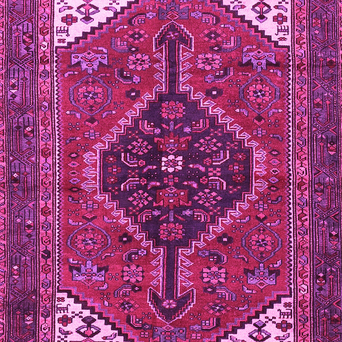 Machine Washable Persian Pink Traditional Rug, wshtr3676pnk