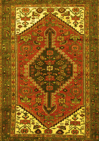 Persian Yellow Traditional Rug, tr3676yw