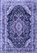 Medallion Blue Traditional Rug, tr3677blu