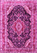 Medallion Pink Traditional Rug, tr3677pnk