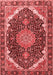 Medallion Red Traditional Area Rugs