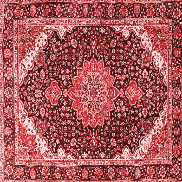 Medallion Red Traditional Rug, tr3678red