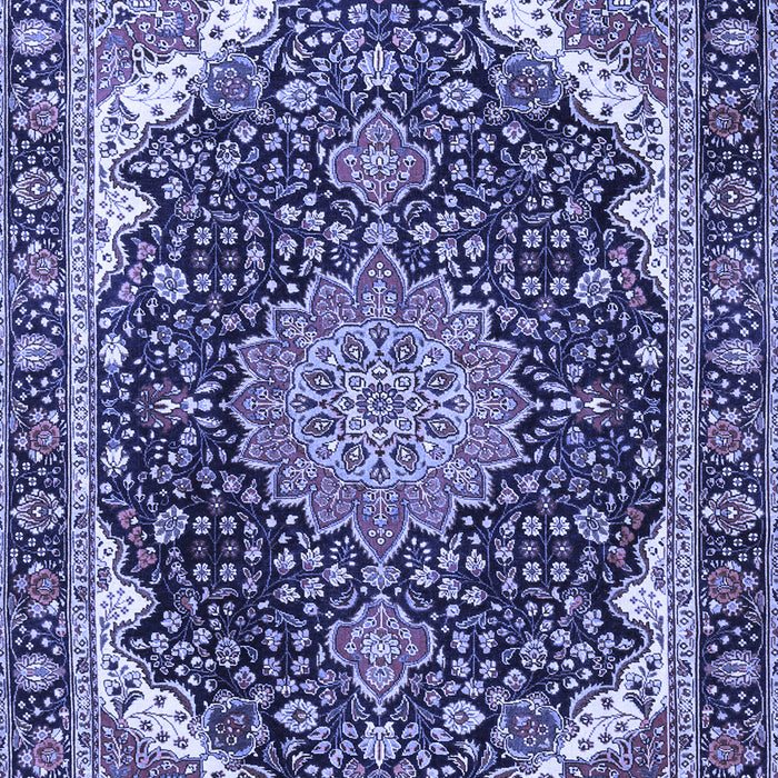 Medallion Blue Traditional Rug, tr3678blu