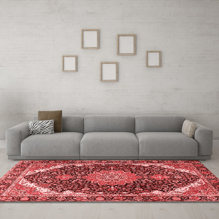 Traditional Red Washable Rugs
