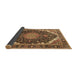 Sideview of Medallion Brown Traditional Rug, tr3678brn