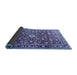 Sideview of Persian Blue Traditional Rug, tr3679blu