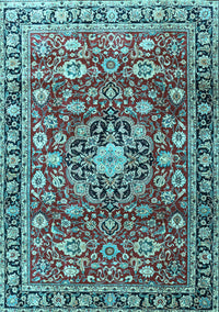 Persian Light Blue Traditional Rug, tr3679lblu