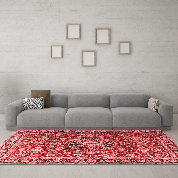 Traditional Red Washable Rugs