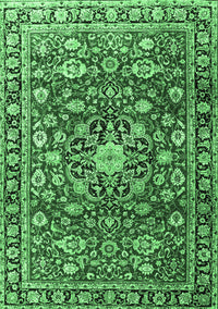 Persian Emerald Green Traditional Rug, tr3679emgrn