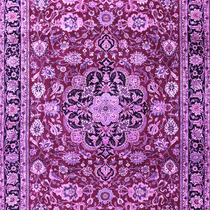 Machine Washable Persian Purple Traditional Area Rugs, wshtr3679pur