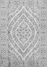 Medallion Gray Traditional Rug, tr367gry