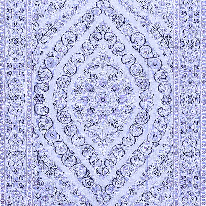 Medallion Blue Traditional Rug, tr367blu