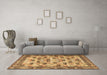 Machine Washable Persian Brown Traditional Rug in a Living Room,, wshtr3680brn