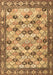 Machine Washable Persian Brown Traditional Rug, wshtr3680brn