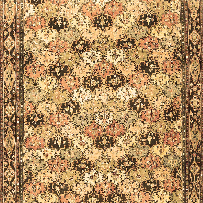 Machine Washable Persian Brown Traditional Rug, wshtr3680brn