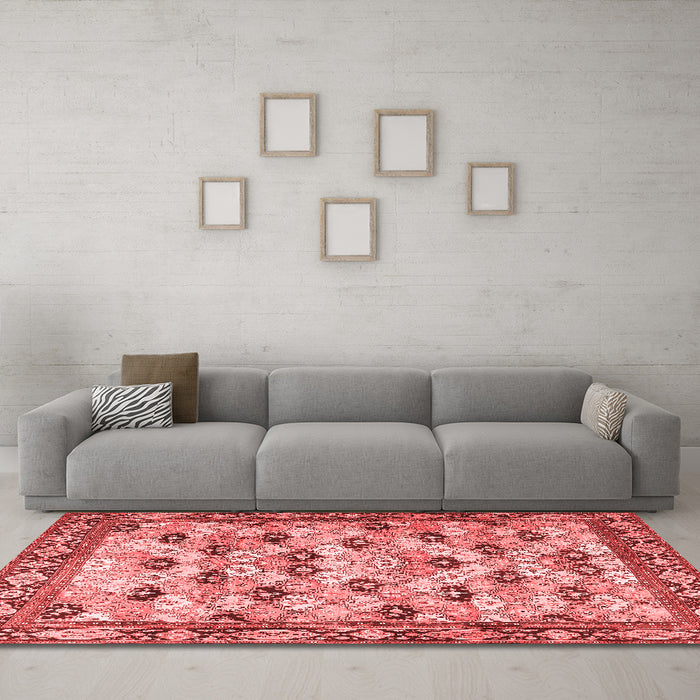 Traditional Red Washable Rugs