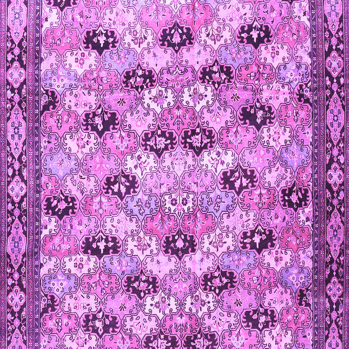 Machine Washable Persian Purple Traditional Area Rugs, wshtr3680pur