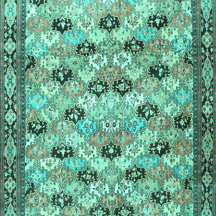 Persian Turquoise Traditional Rug, tr3680turq