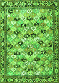Persian Green Traditional Rug, tr3680grn