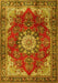 Persian Yellow Traditional Rug, tr3681yw