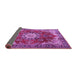 Sideview of Persian Purple Traditional Rug, tr3681pur