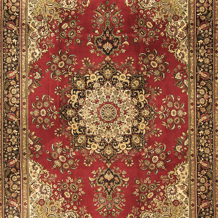 Machine Washable Persian Brown Traditional Rug, wshtr3681brn