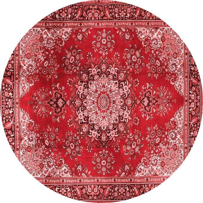 Machine Washable Persian Red Traditional Rug, wshtr3681red