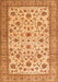 Persian Orange Traditional Rug, tr3682org