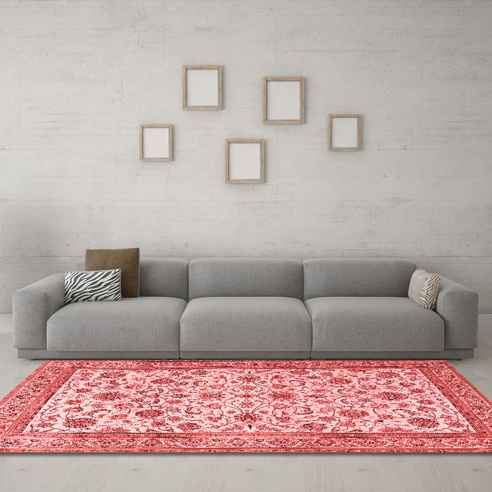 Traditional Red Washable Rugs