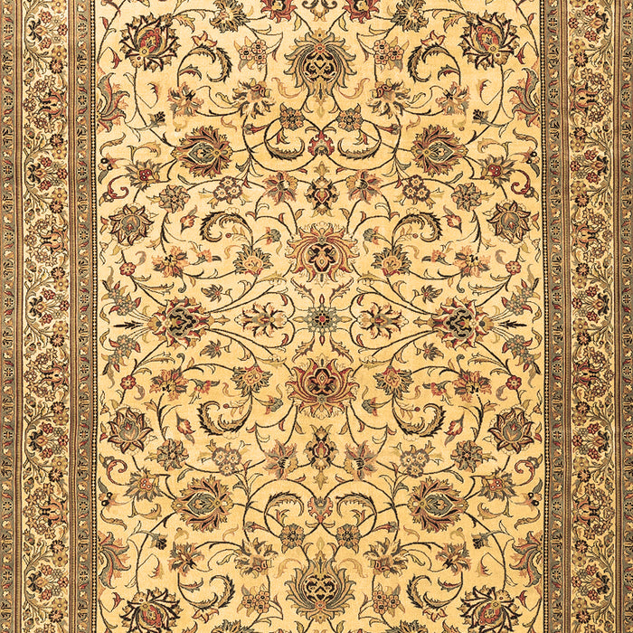 Machine Washable Persian Brown Traditional Rug, wshtr3682brn