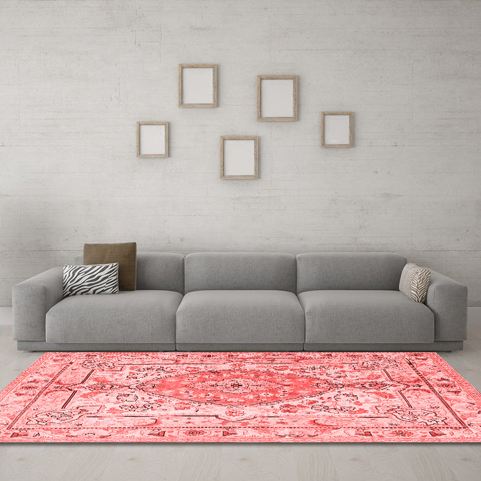 Traditional Red Washable Rugs