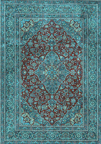 Persian Light Blue Traditional Rug, tr3684lblu