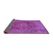 Sideview of Persian Purple Traditional Rug, tr3684pur