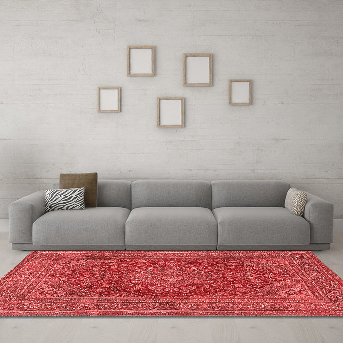 Traditional Red Washable Rugs