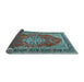 Sideview of Medallion Light Blue Traditional Rug, tr3685lblu