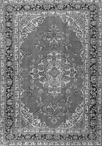 Medallion Gray Traditional Rug, tr3685gry