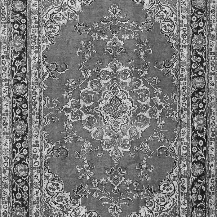 Medallion Gray Traditional Rug, tr3685gry