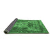 Sideview of Persian Emerald Green Traditional Rug, tr3686emgrn