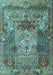 Persian Light Blue Traditional Rug, tr3686lblu