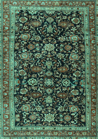 Persian Turquoise Traditional Rug, tr3687turq