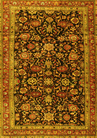 Persian Yellow Traditional Rug, tr3687yw