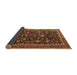 Sideview of Persian Brown Traditional Rug, tr3687brn