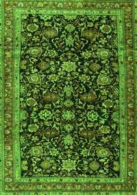 Persian Green Traditional Rug, tr3687grn