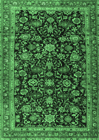 Persian Emerald Green Traditional Rug, tr3687emgrn