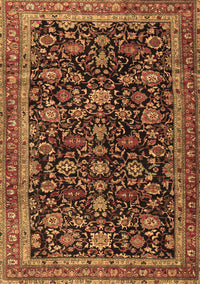 Persian Brown Traditional Rug, tr3687brn