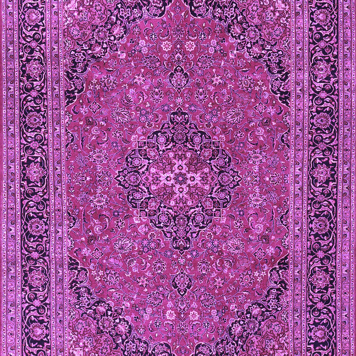 Medallion Purple Traditional Rug, tr3688pur