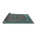 Sideview of Medallion Light Blue Traditional Rug, tr3688lblu