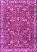 Machine Washable Persian Purple Traditional Area Rugs, wshtr3689pur