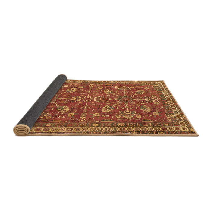 Sideview of Persian Brown Traditional Rug, tr3689brn